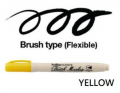 雅麗牌 - EPF-F 幼身毛筆咀 水筆 黃色