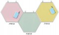 日本馬印牌 六角形小白板 (350 x 300 mm)<3色可供選擇>