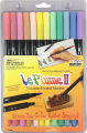 MARVY 1122-12B 12色PRIMARY LE PLUMME II 兩頭彩繪筆