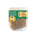 Hernidex 50mm WH-018萬字夾 (金色) 40個裝