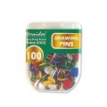 Hernidex 11mm WH-022 圖釘 (混色) 100枚裝