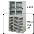 樹德 SHUTER A4XM3-250-18P 落地型文件櫃(A4)